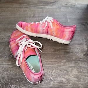 Reebok Pink Tie-Dye Women’s Shoes